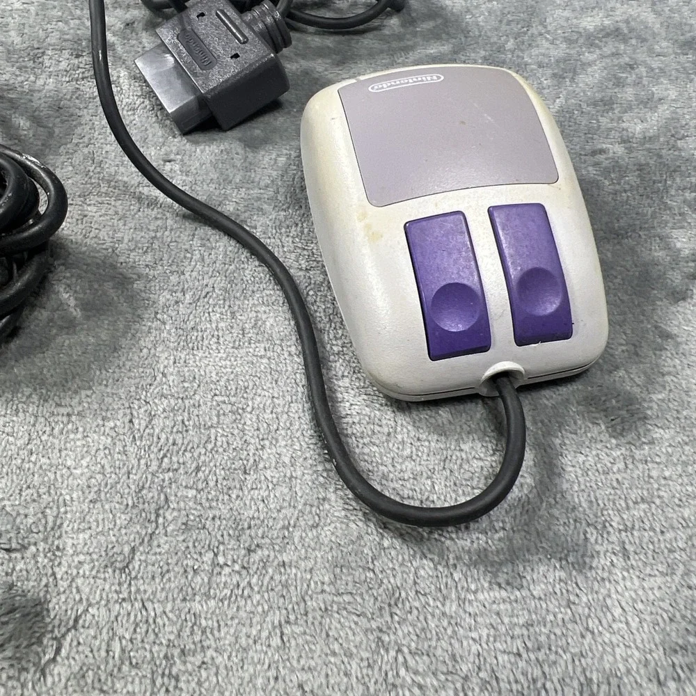 Super Nintendo SNES Original Authentic OEM Controller Mouse Untested Nostalgia